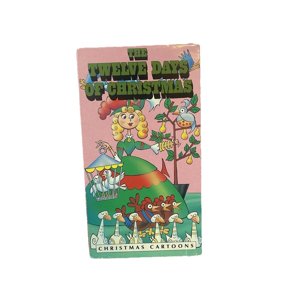 THE TWELVE DAYS‎ OF CHRISTMAS VHS CHRISTMAS CARTOONS (VHS, 1992)